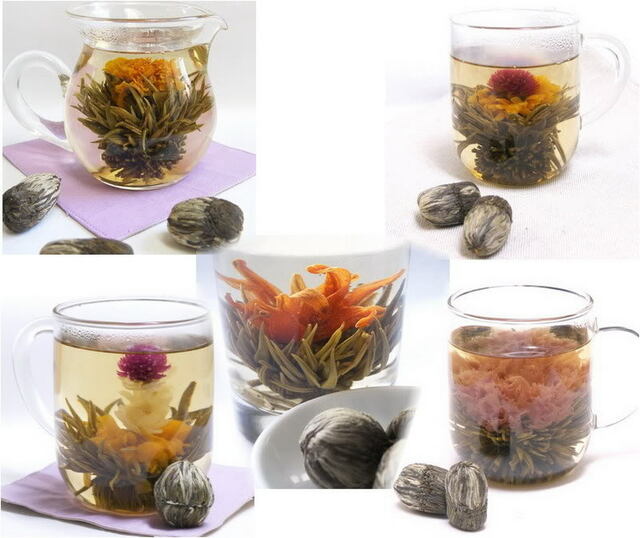 Random Mix Blooming Flowering Tea 60 Blooms