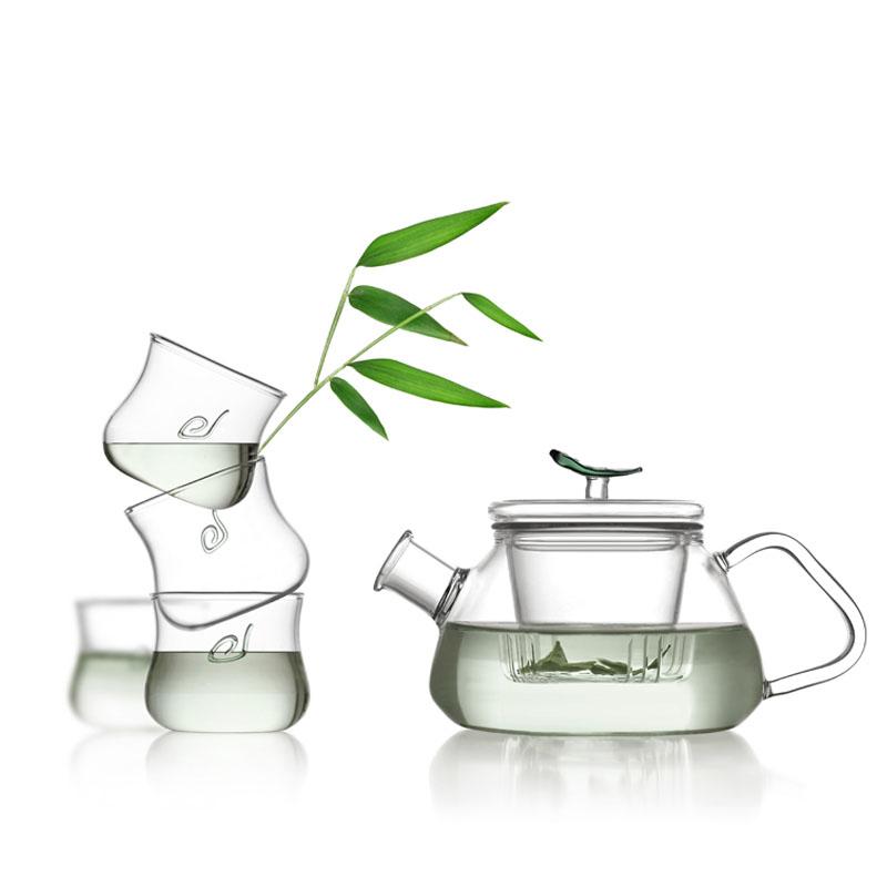 Leaf Teaset 5 pieces gift package